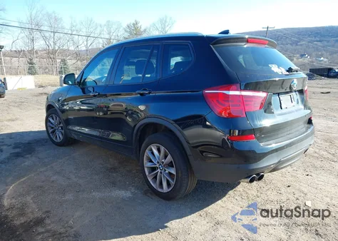 2016 BMW X3 xDrive28I z USA, uszkodzony, nr VIN 5UXWX9C57G0D78460